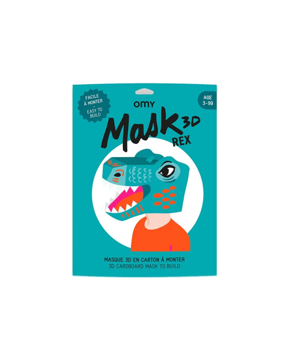 Masque 3d dinosaure Omy