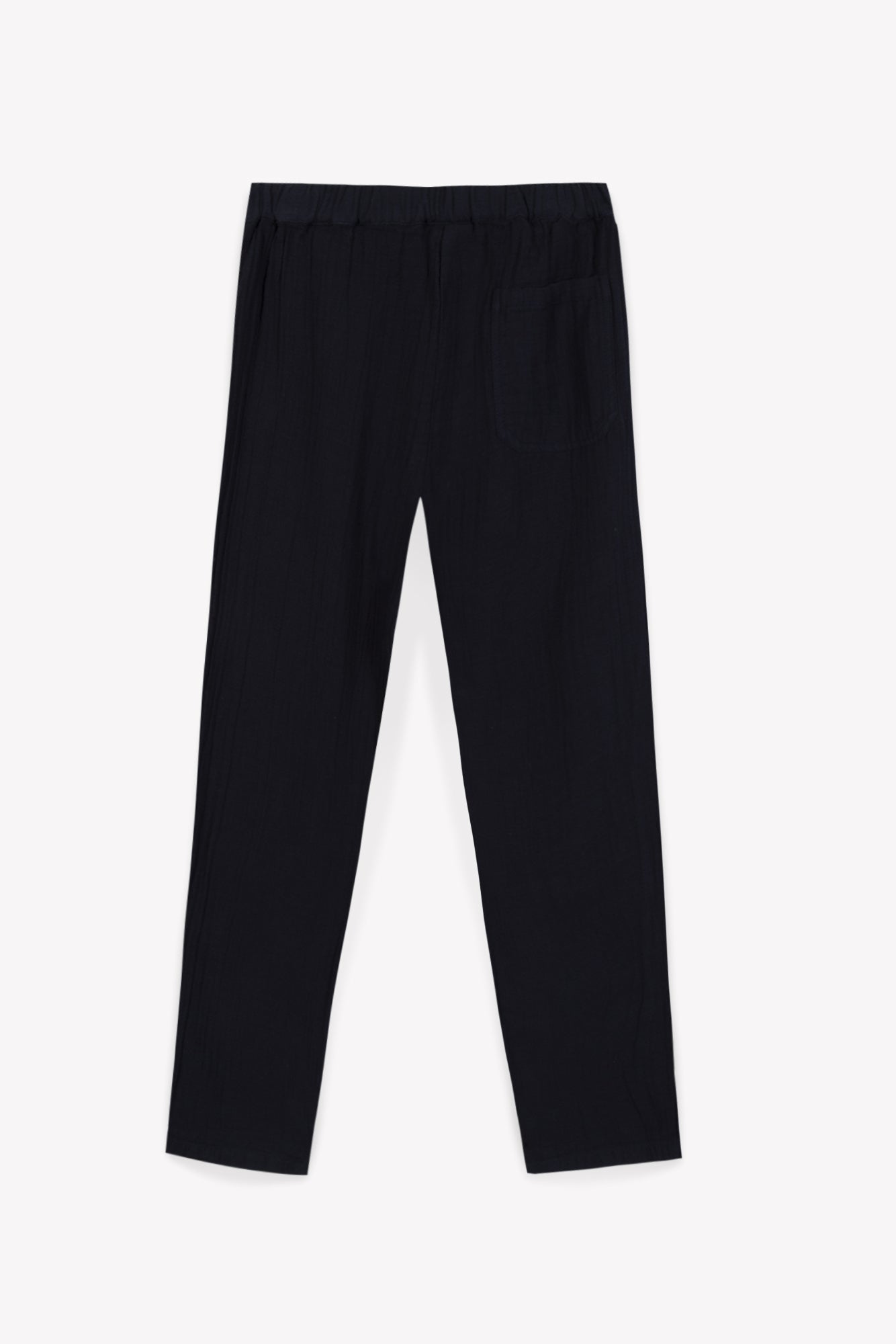 Trousers - Batcha in cotton gauze Blue galaxy