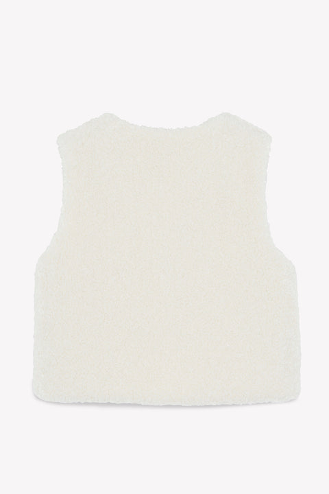 Cardigan Sandless - Betib Beige polar - Image principale