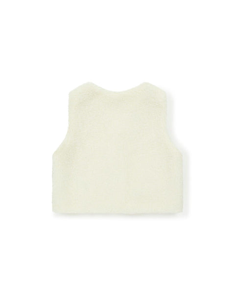 Cardigan Sandless - Betibb Beige Baby polar - Image principale