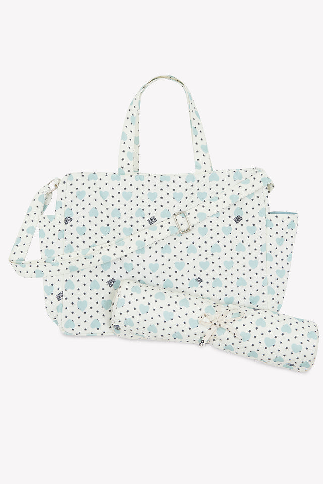 Shopping bags - lange -r Blue Baby cotton - Image principale