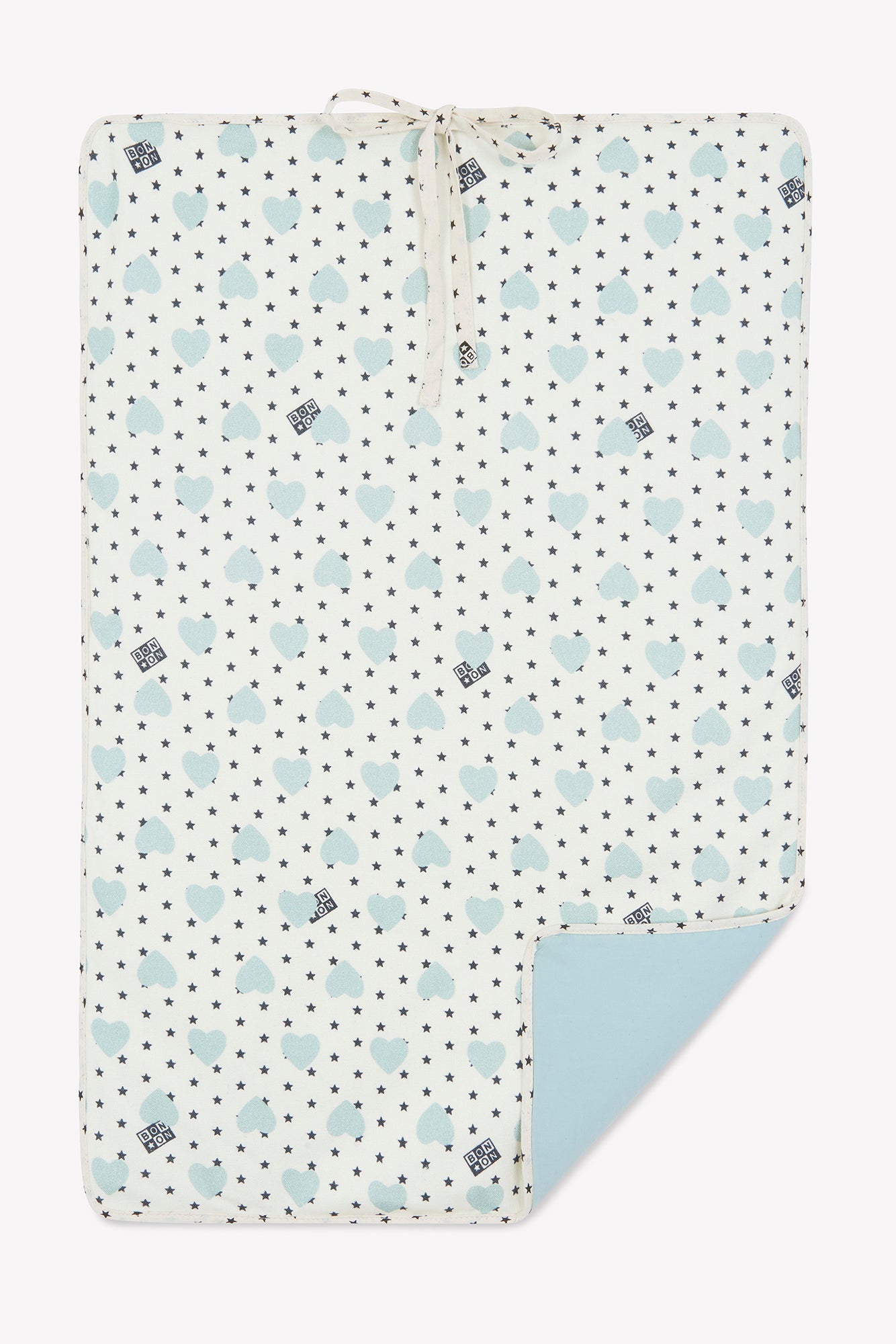 Cabas à langer bleu Bébé coton