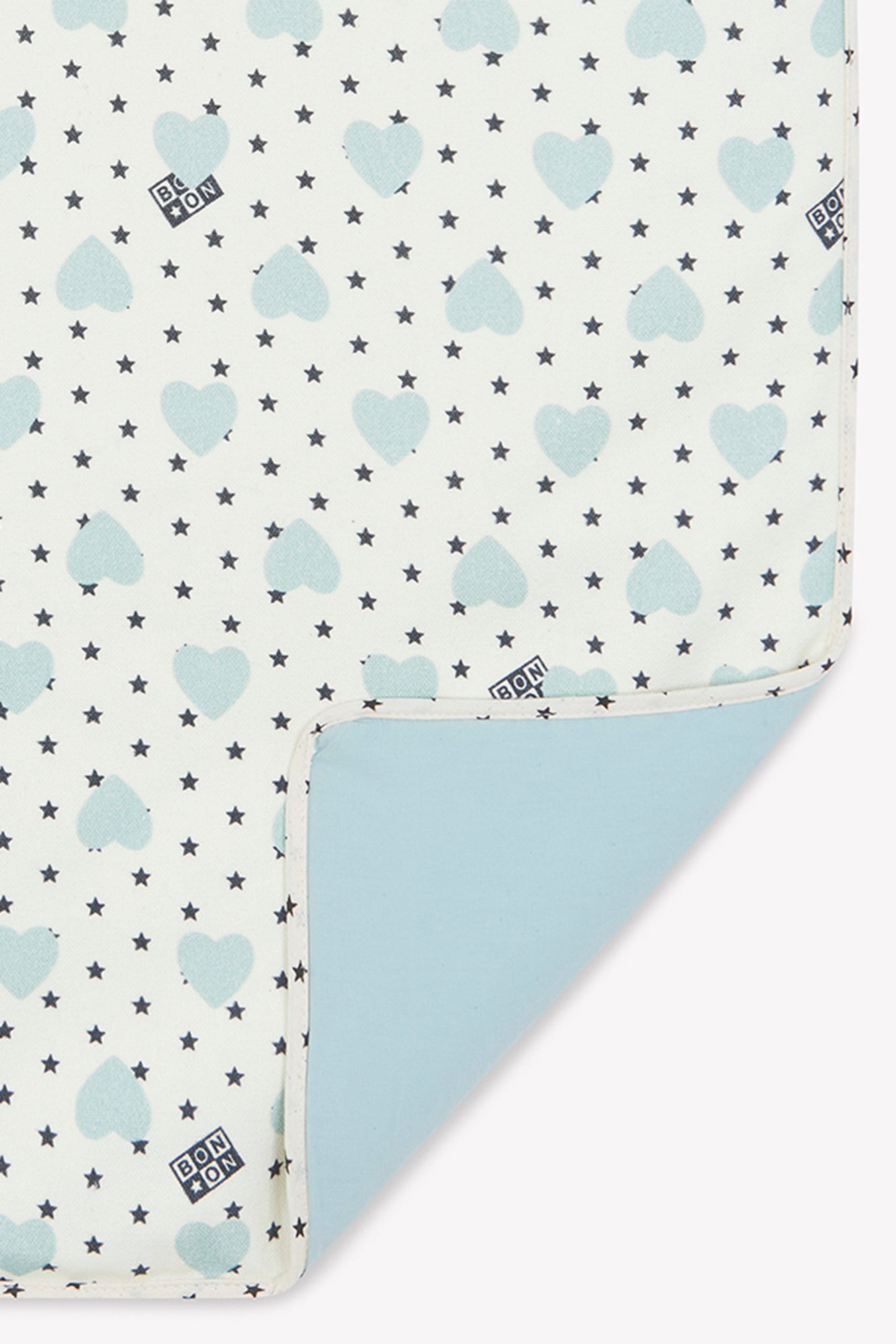 Cabas à langer bleu Bébé coton