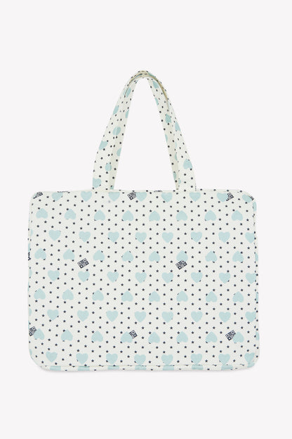 Changing shopping bag Blue Baby cotton