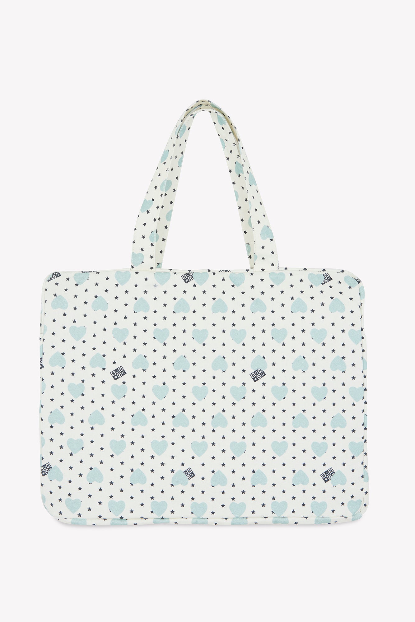 Cabas à langer bleu Bébé coton
