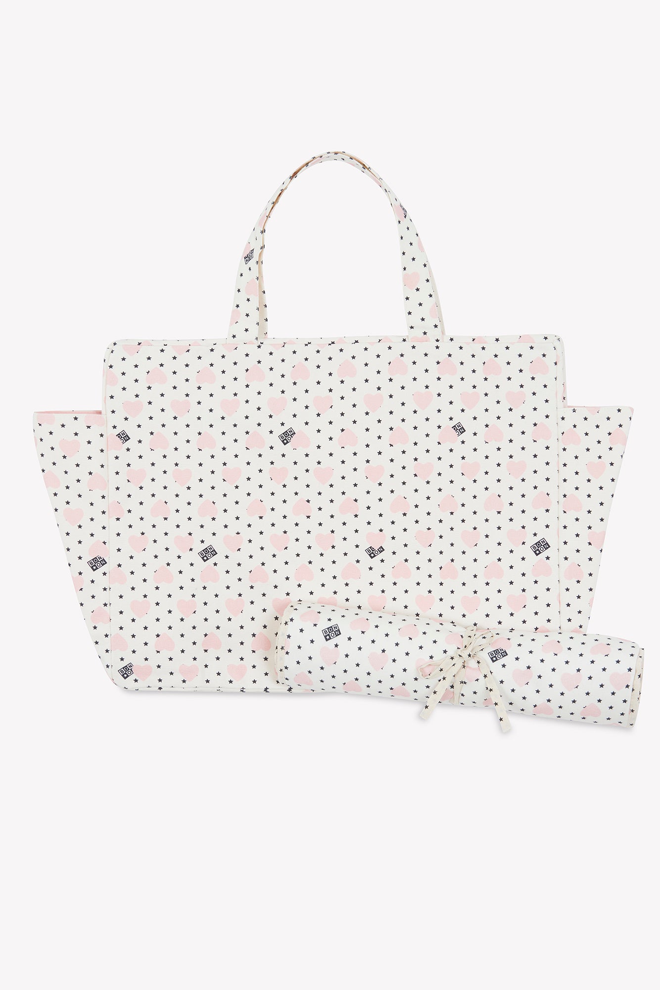 Cabas - à Langer rose Bébé coton