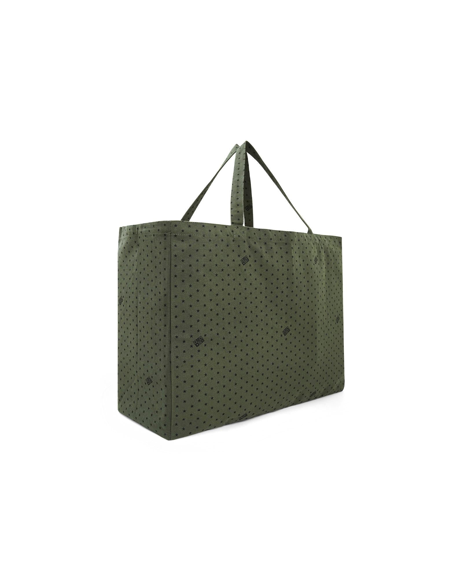 Cabas bonton bleu coton