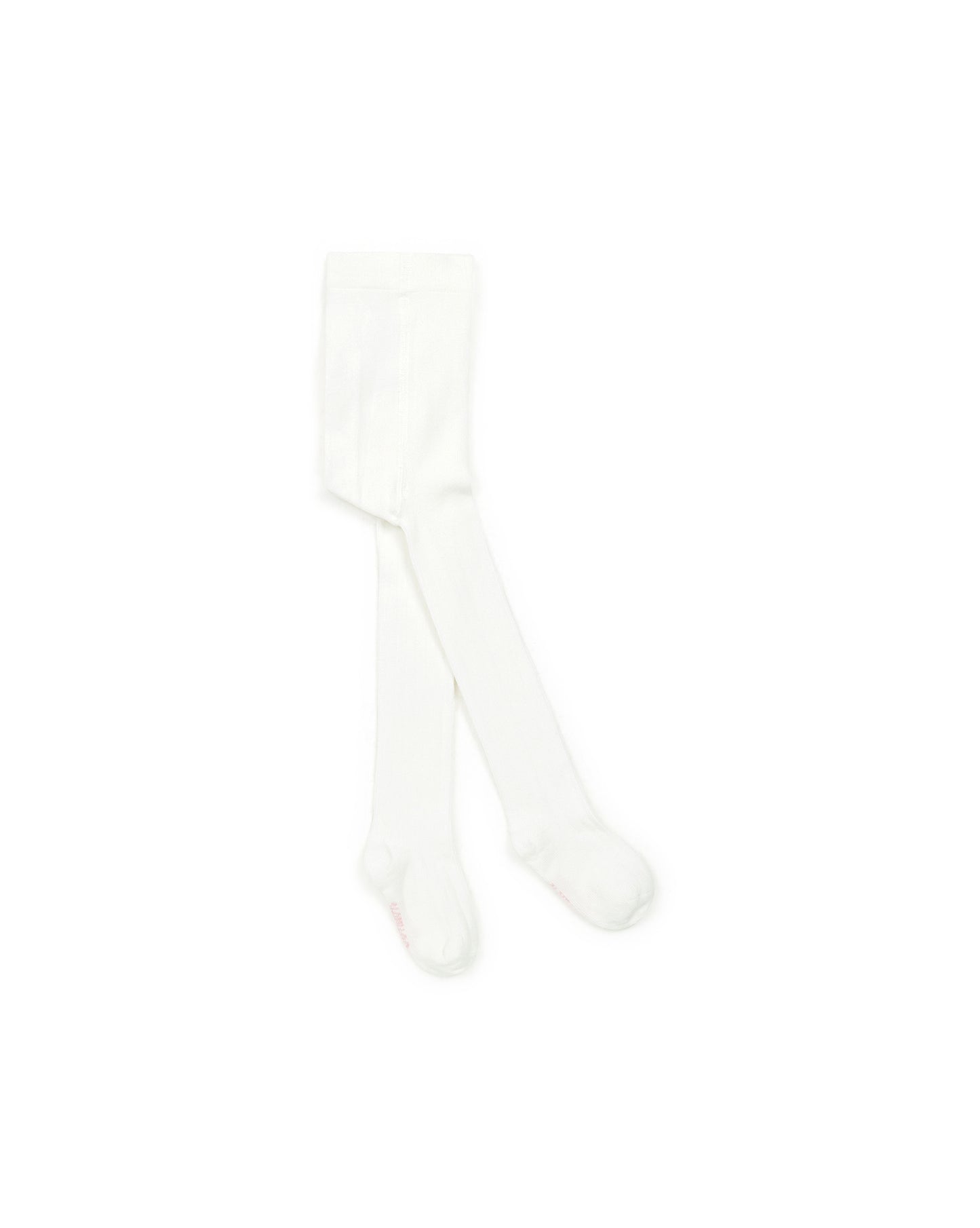 Collants - Ecru côtes