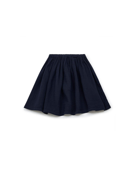 Skirt Blue raspberry of organic cotton cotton certified GOTS