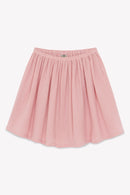 Jupe - Framboise rose gaze de coton biologique certifié GOTS