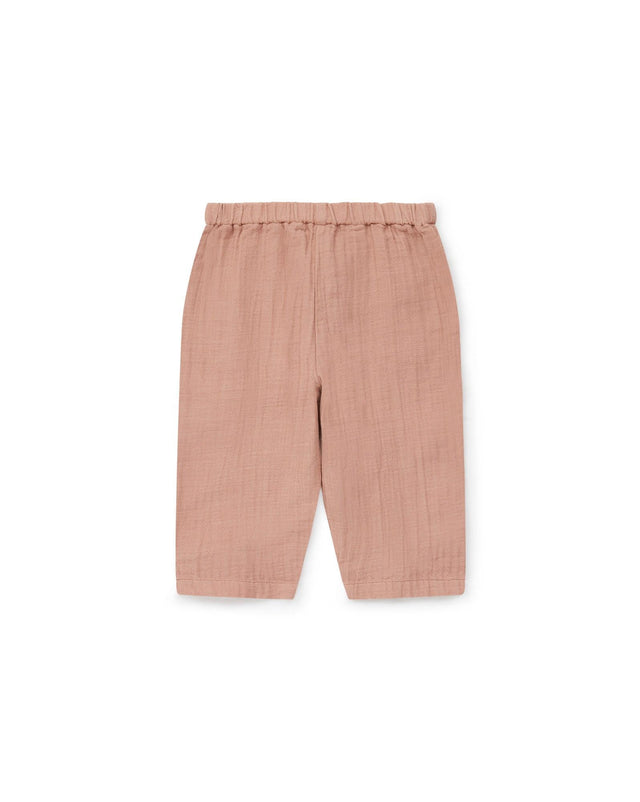 Trousers - Future Pink Baby GOTS certified organic cotton gauze - Image principale