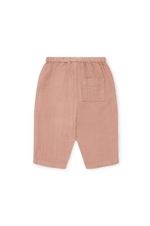 Trousers - Future Pink Baby GOTS certified organic cotton gauze - Image principale