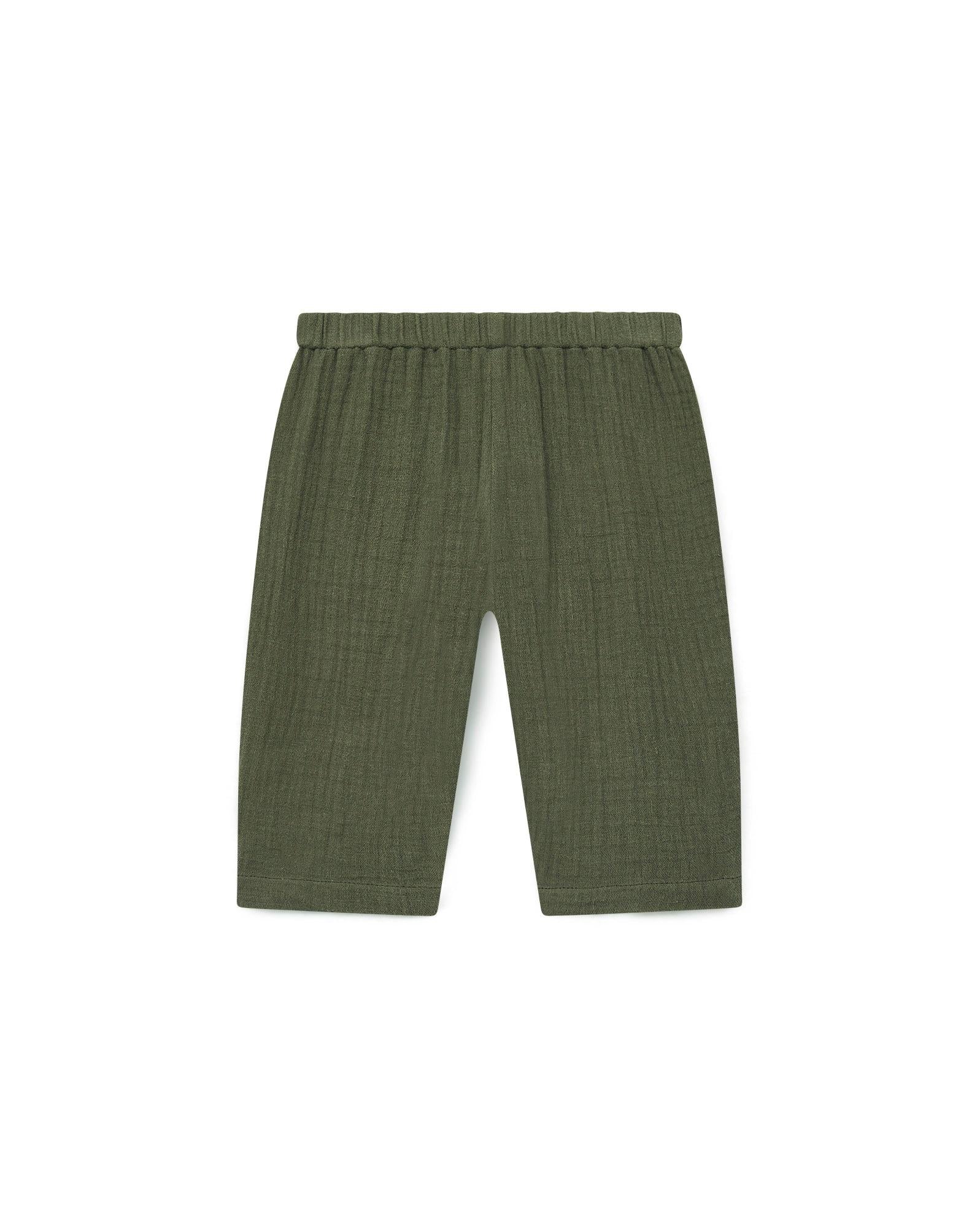Pantalon Futur vert Bébé gaze de coton