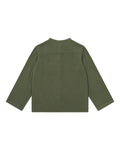 Shirt - Green internet in 100% organic cotton gauze