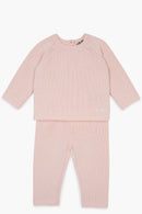 Ensemble - Naissance rose Bébé en coton cachemire