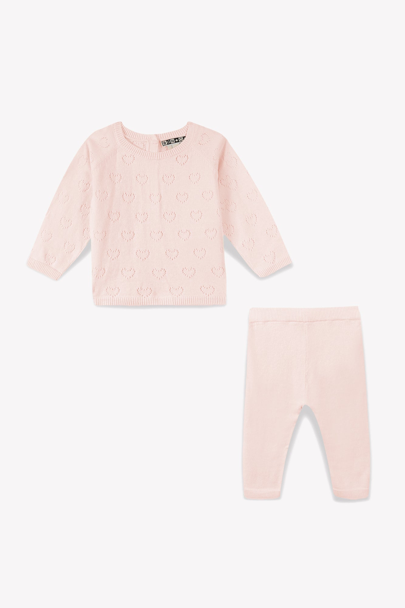 Outfit - of Newborn Pink Baby Cotton open -minded Cashmere