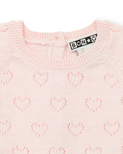 Outfit of Newborn Pink Baby Cotton open -minded Cashmere