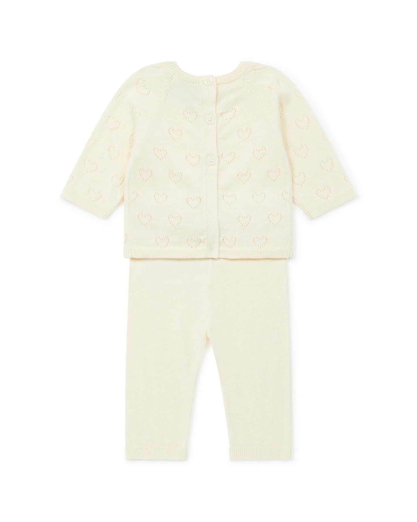 Outfit of Newborn Beige Baby Cotton open -minded Cashmere