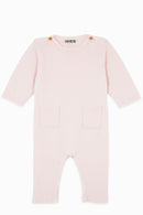 Combinaison - Naissance rose Bébé en laine