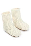 Chaussons - beige Bébé en laine