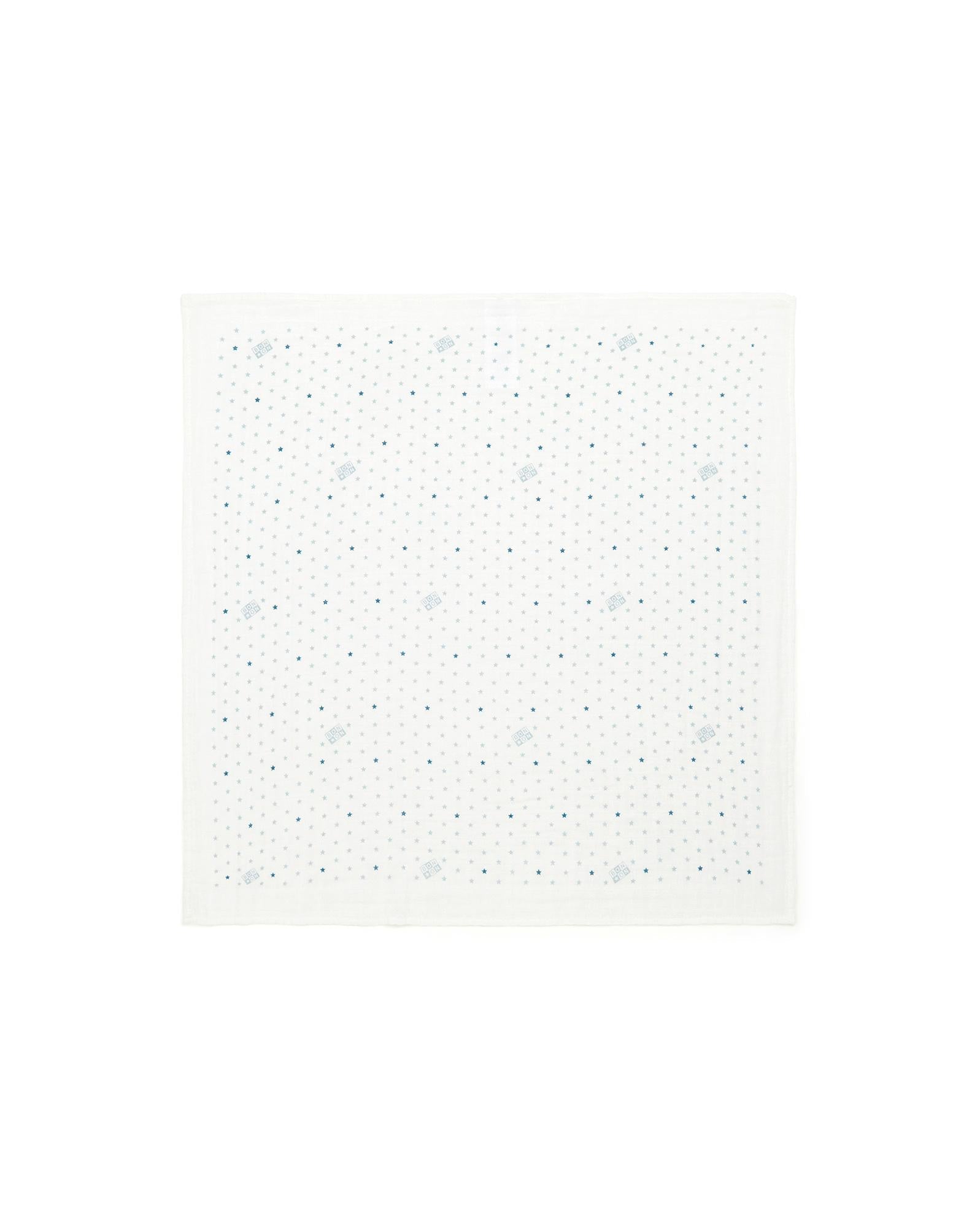 Lange de naissance bleu Bébé en 100% coton