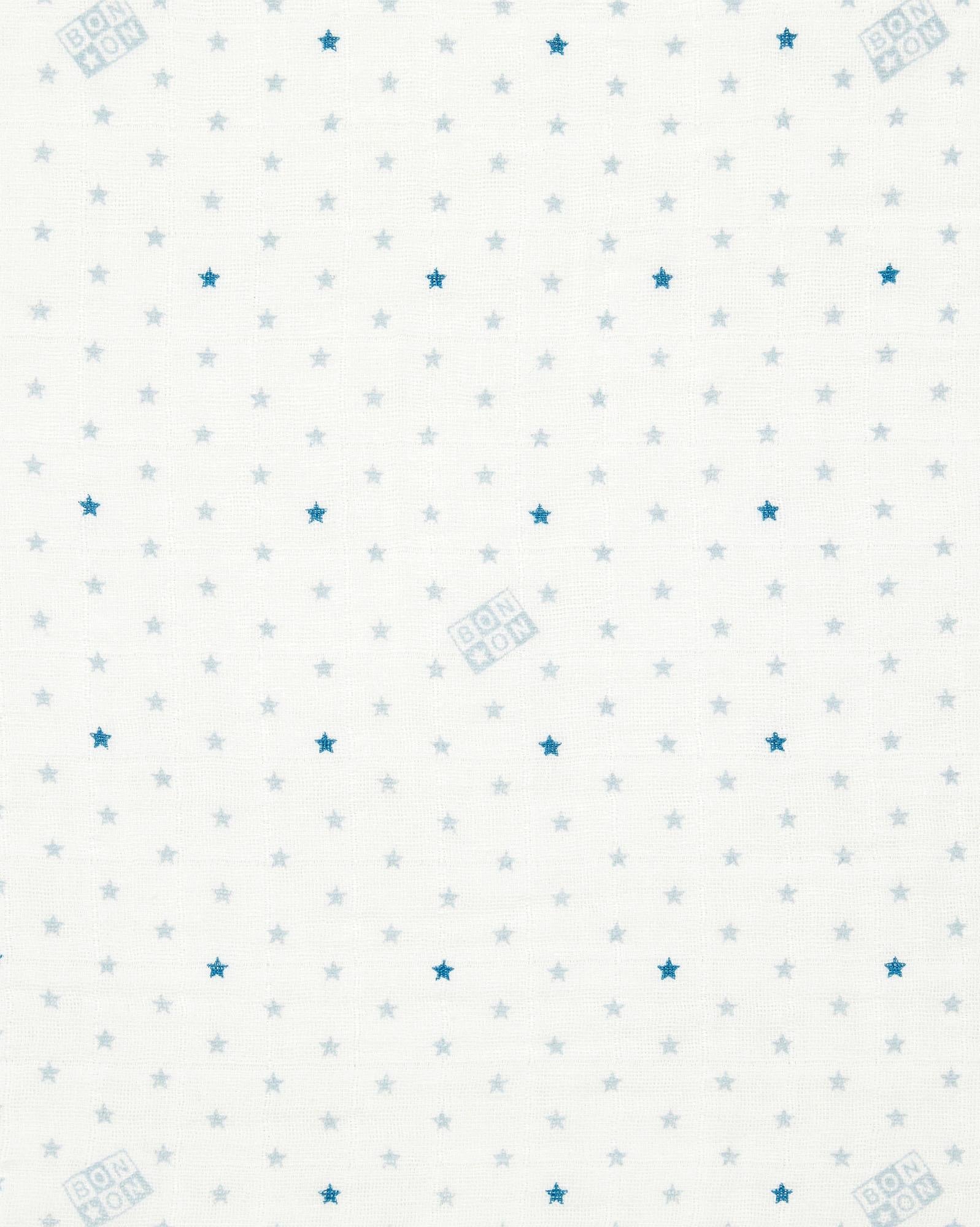 Lange de naissance bleu Bébé en 100% coton