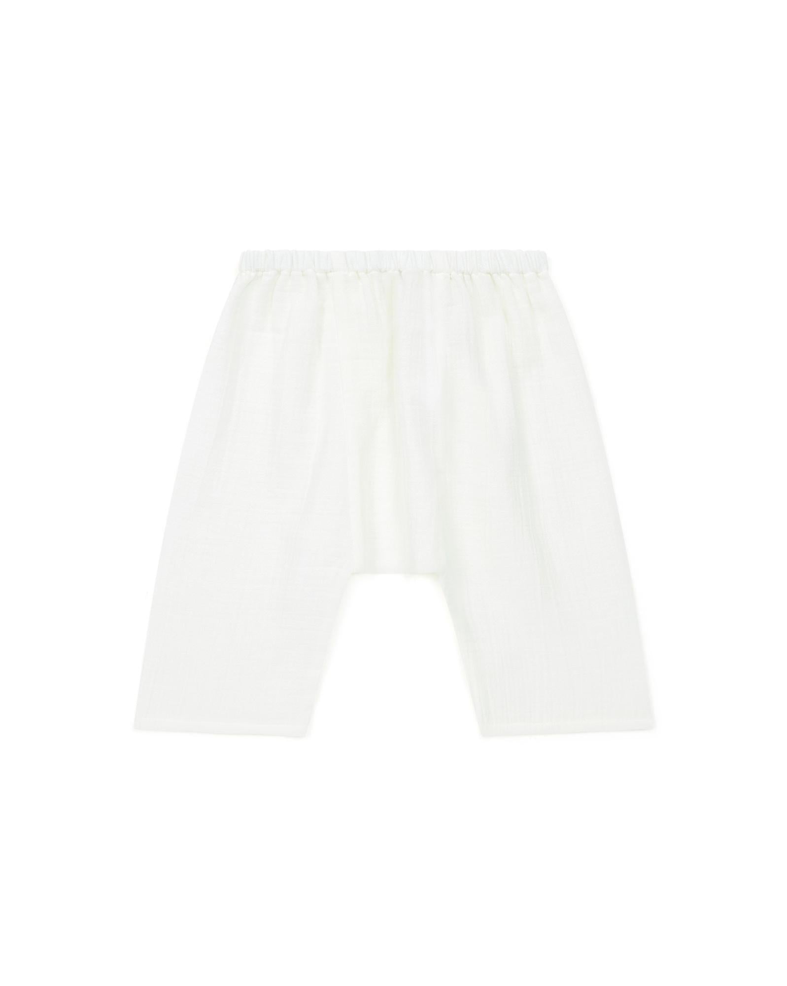 Pantalon Laos beige Bébé en 100% coton biologique certifié GOTS