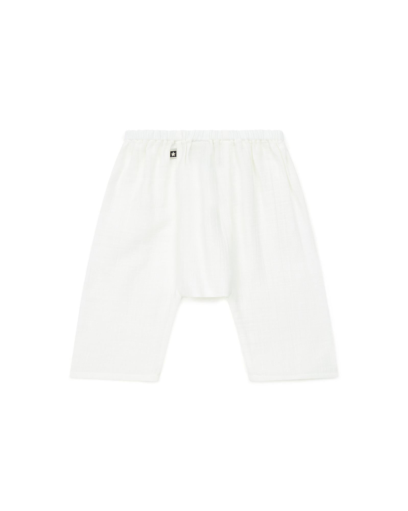 Pantalon Laos beige Bébé en 100% coton biologique certifié GOTS