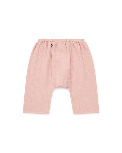 Trousers Laos Pink Baby in 100% organic cotton certified GOTS