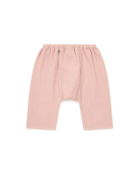 Trousers - Laos Pink Baby in 100% organic cotton certified GOTS - Image principale
