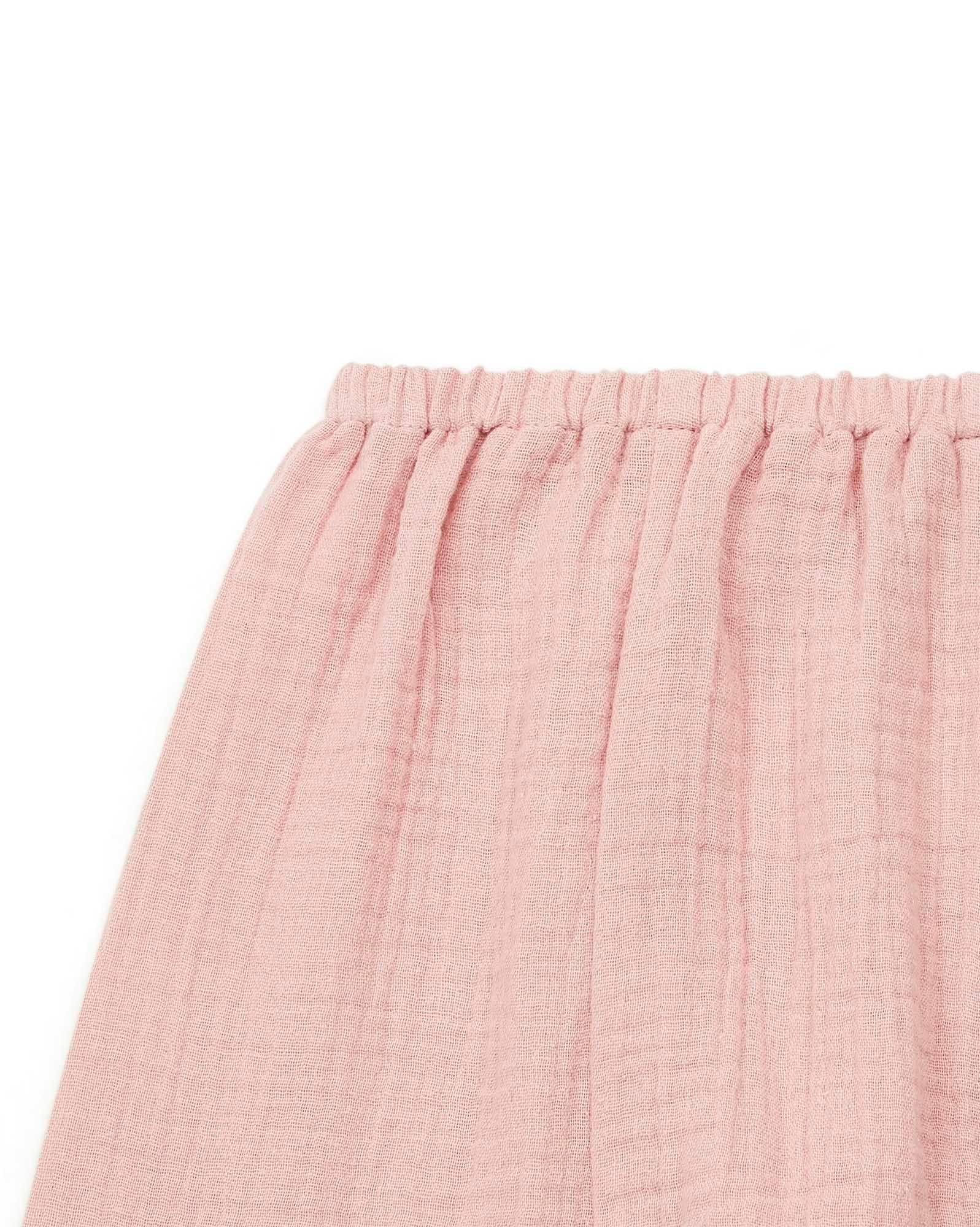 Pantalon Laos rose Bébé en 100% coton biologique certifié GOTS