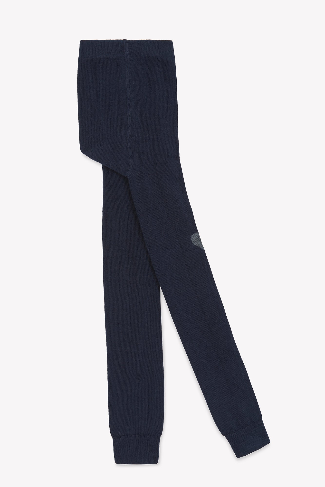 Legging bleu à gros coeurs