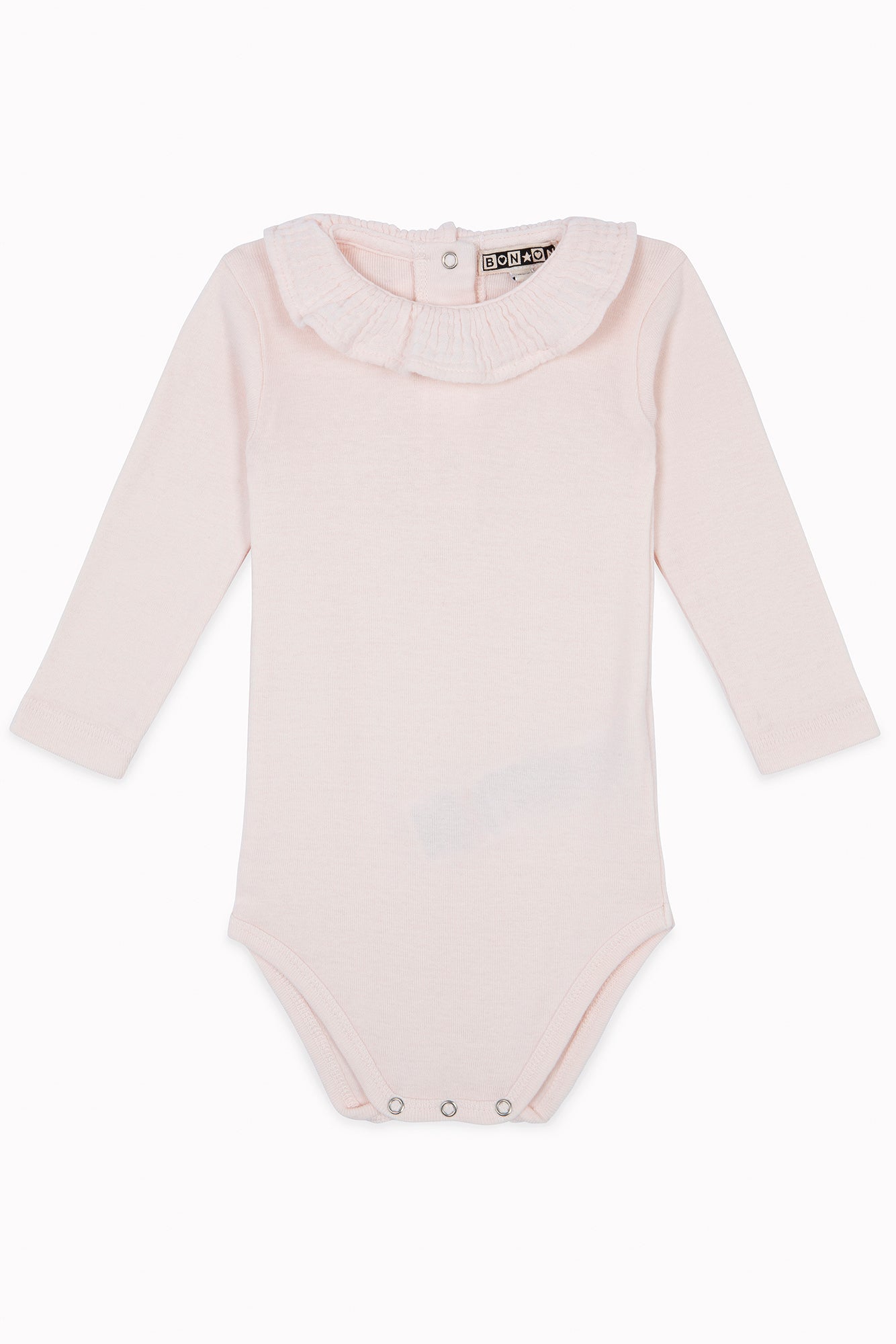 Body - de naissance Colerette rose Bébé en 100% coton biologique certifié GOTS