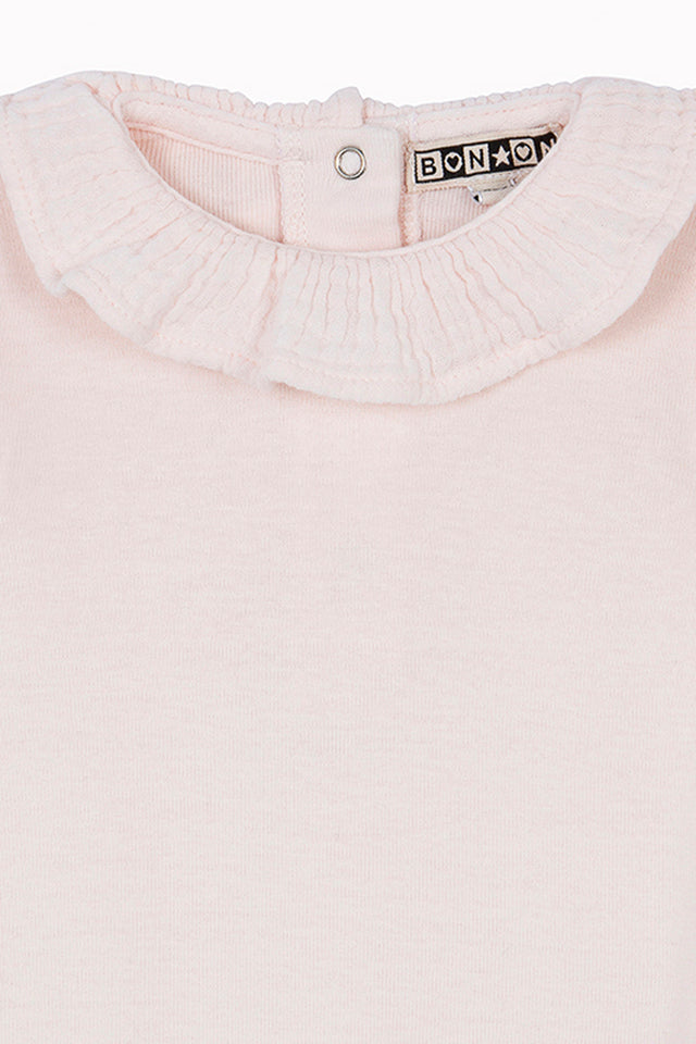 Body - de naissance Colerette rose Bébé en 100% coton biologique certifié GOTS - Image alternative