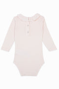 Body - de naissance Colerette rose Bébé en 100% coton biologique certifié GOTS