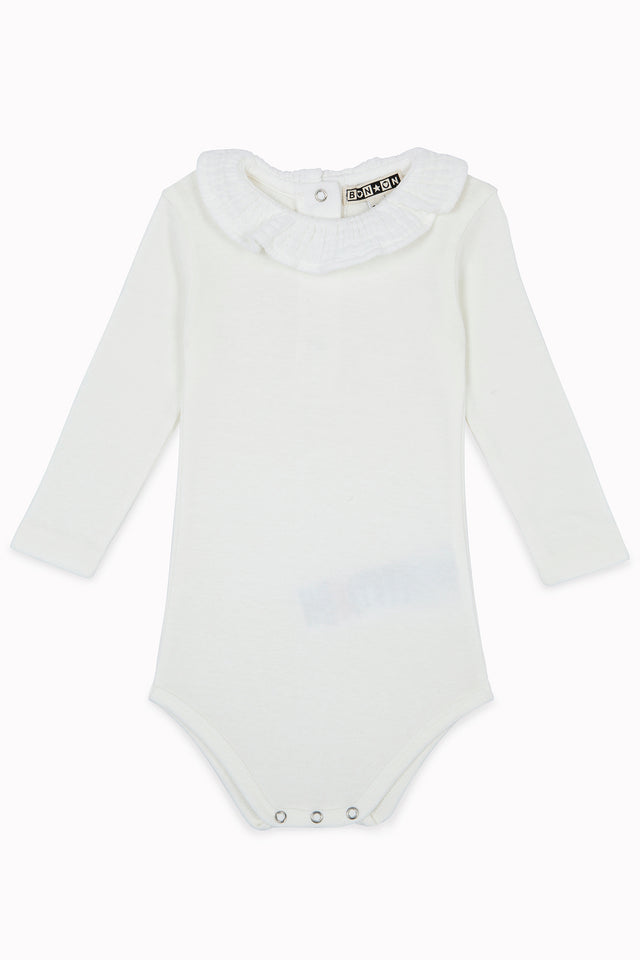 Body - of Newborn Colerette Beige Baby in 100% organic cotton certified GOTS - Image principale