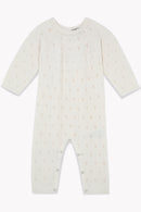 Combinaison - de naissance beige Bébé en maille ajourée