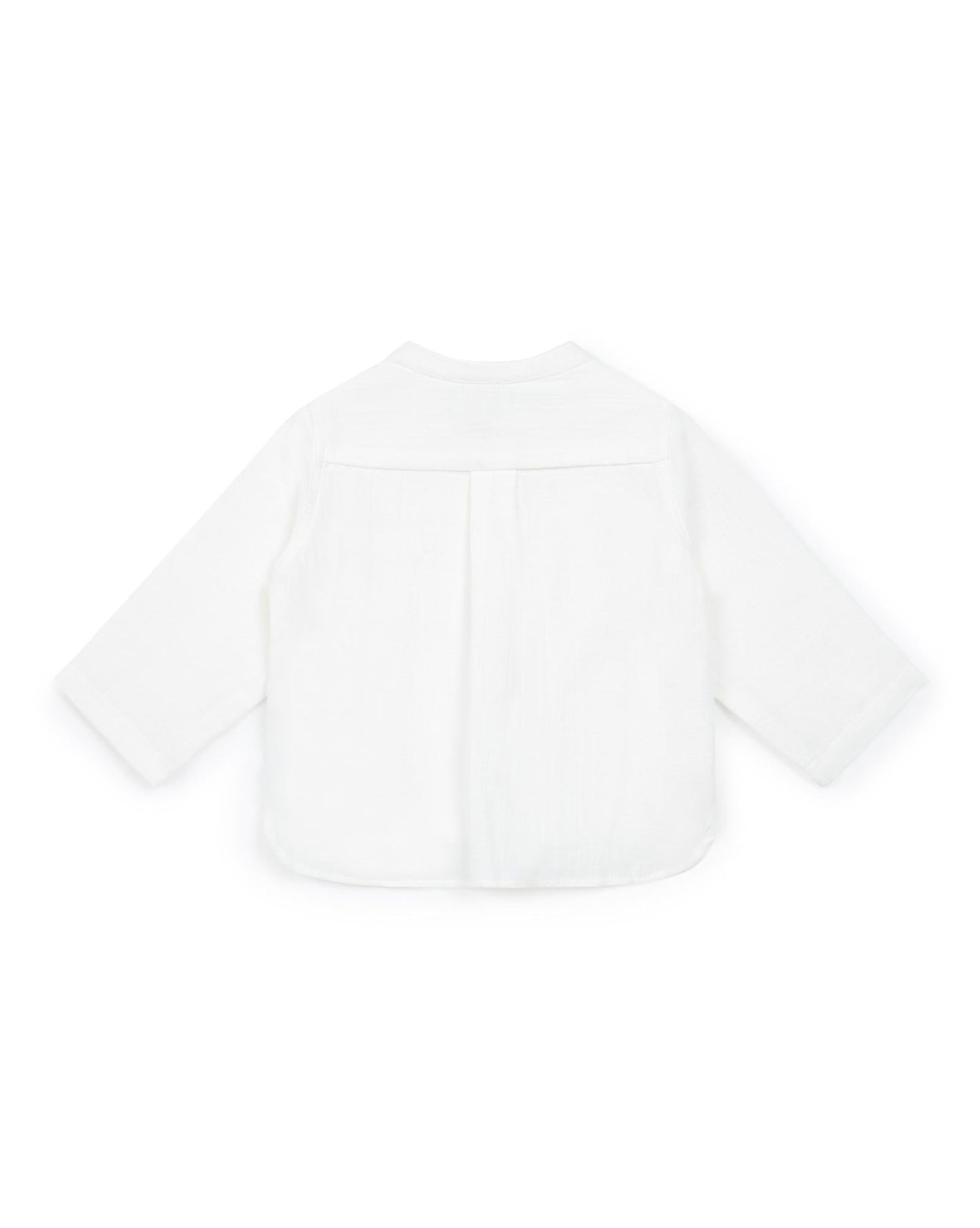 Shirt Matt Beige Baby In 100% organic cotton gauze certified GOTS