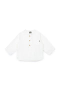 Shirt - Matt Beige Baby In 100% organic cotton gauze certified GOTS