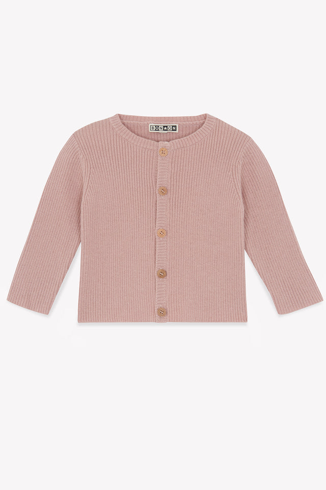 Cardigan - Minot Pink Baby in a knit - Image principale