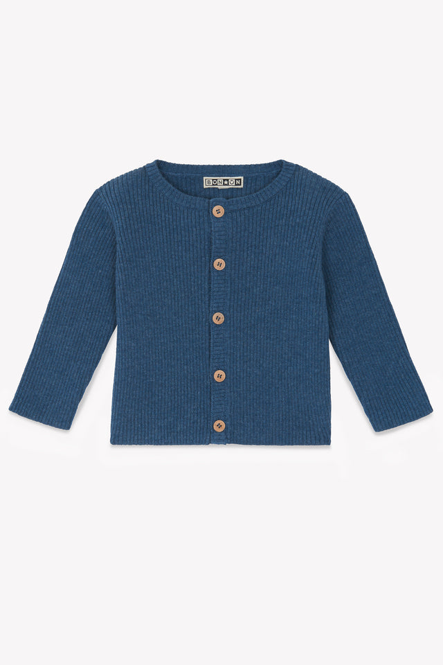 Cardigan - bleu Bébé en maille - Image principale