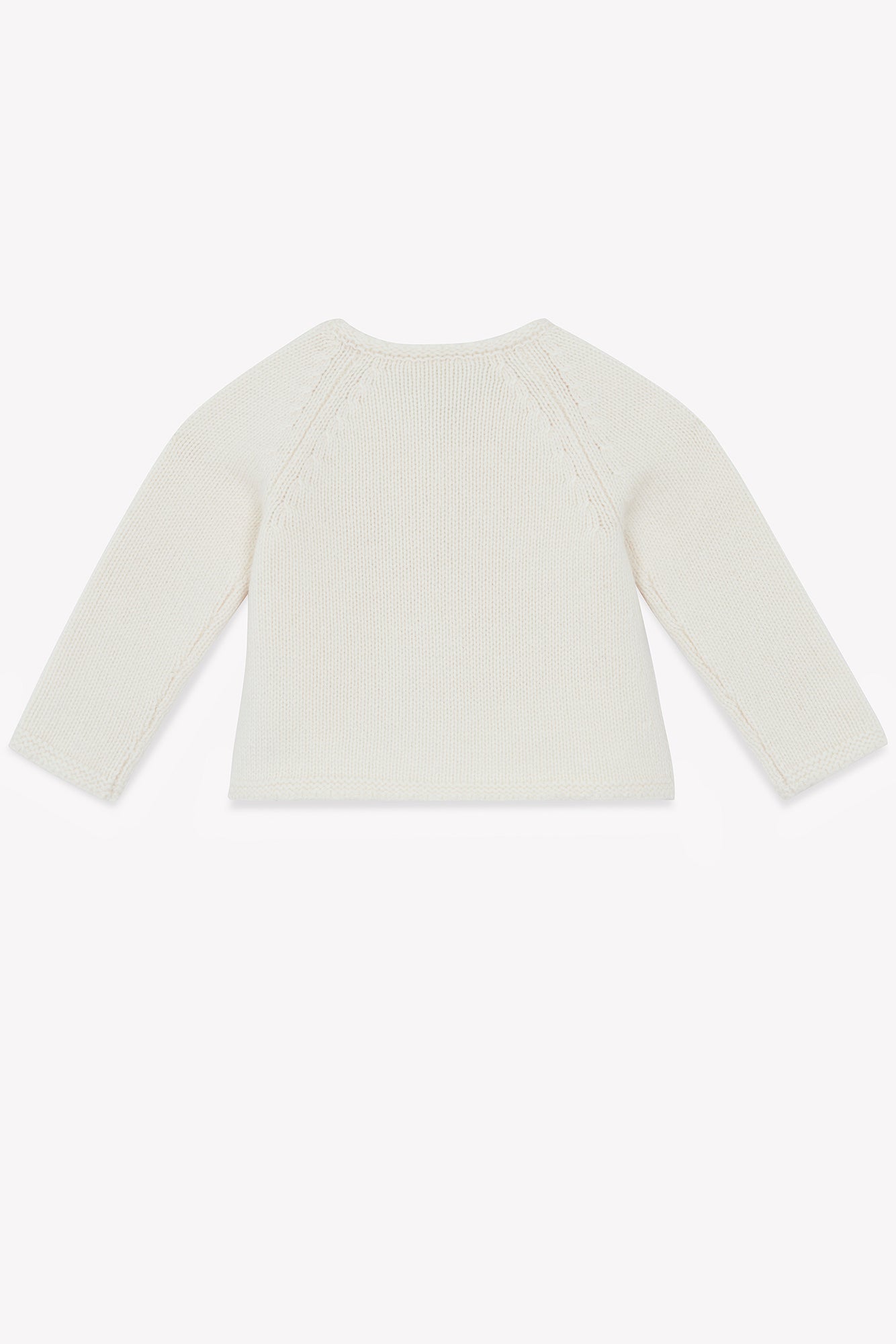 Cardigan beige Bébé en maille