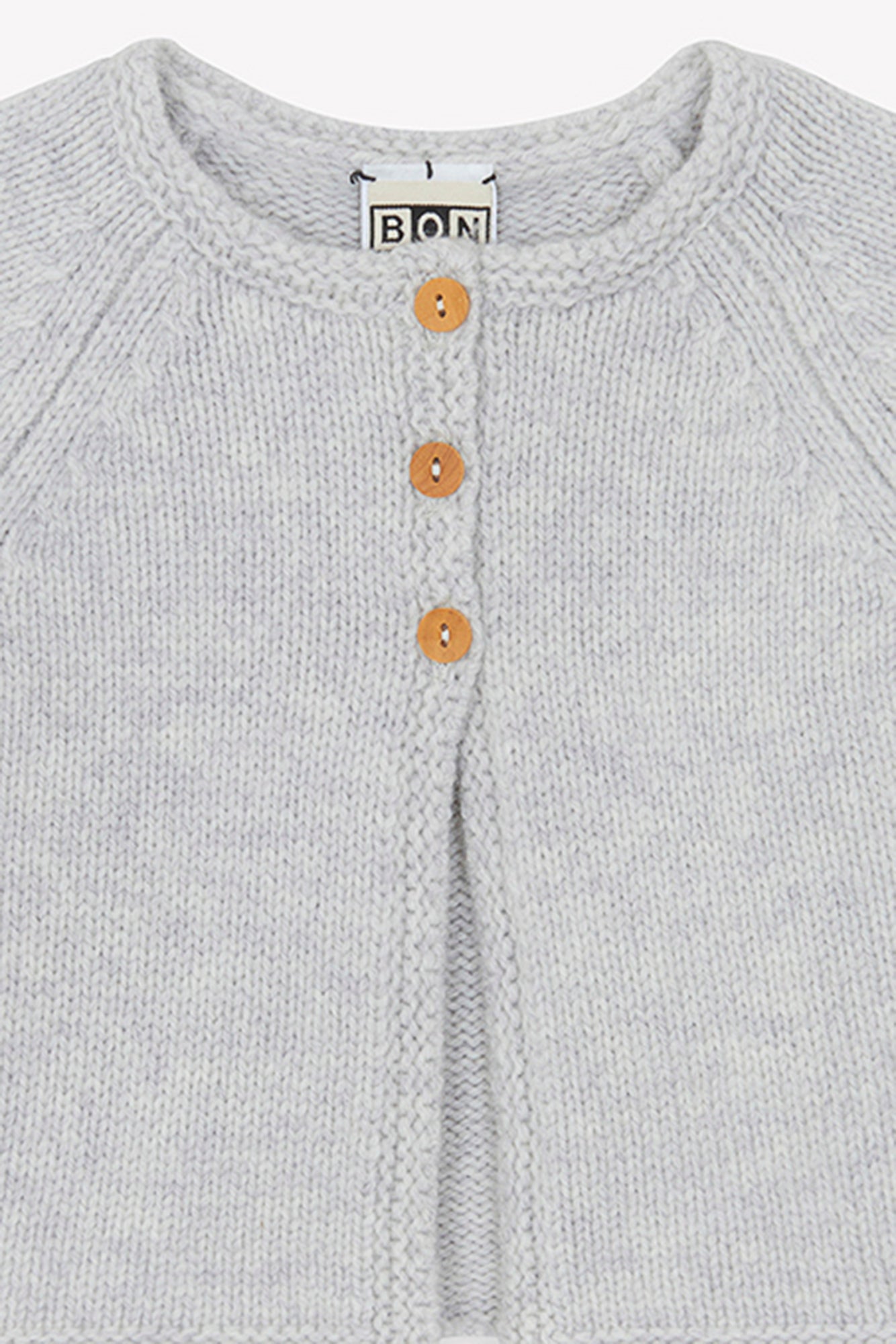 Cardigan gris Bébé en maille