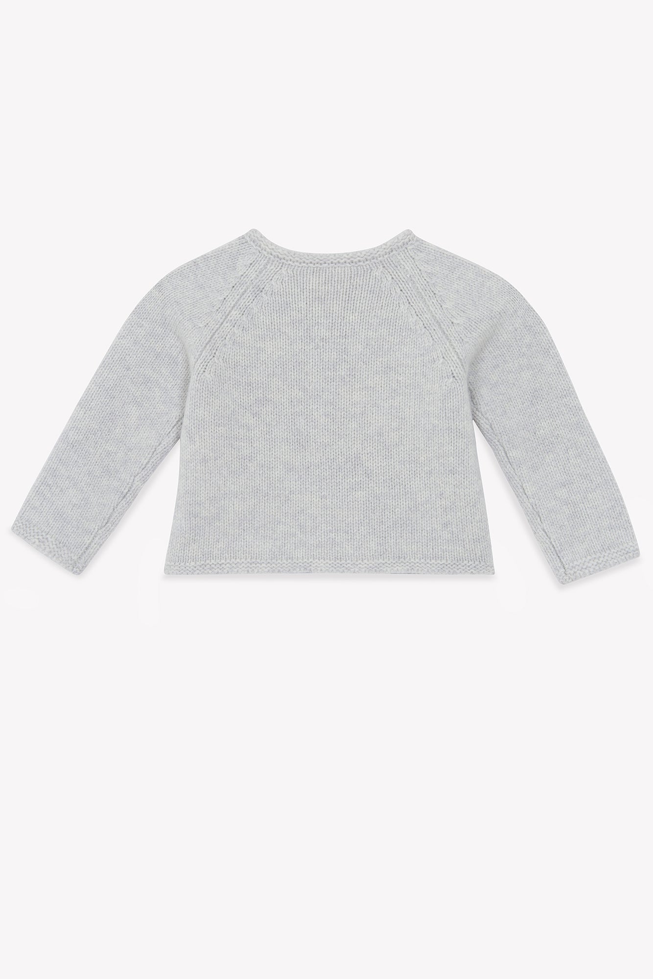 Cardigan gris Bébé en maille