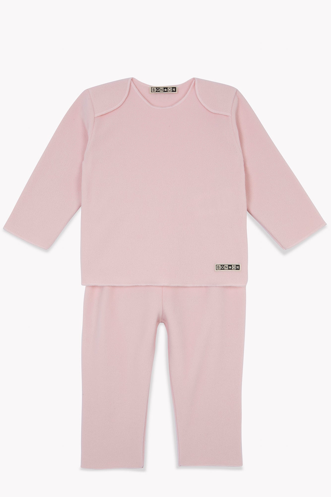 Outfit Pink Baby in fine fleece