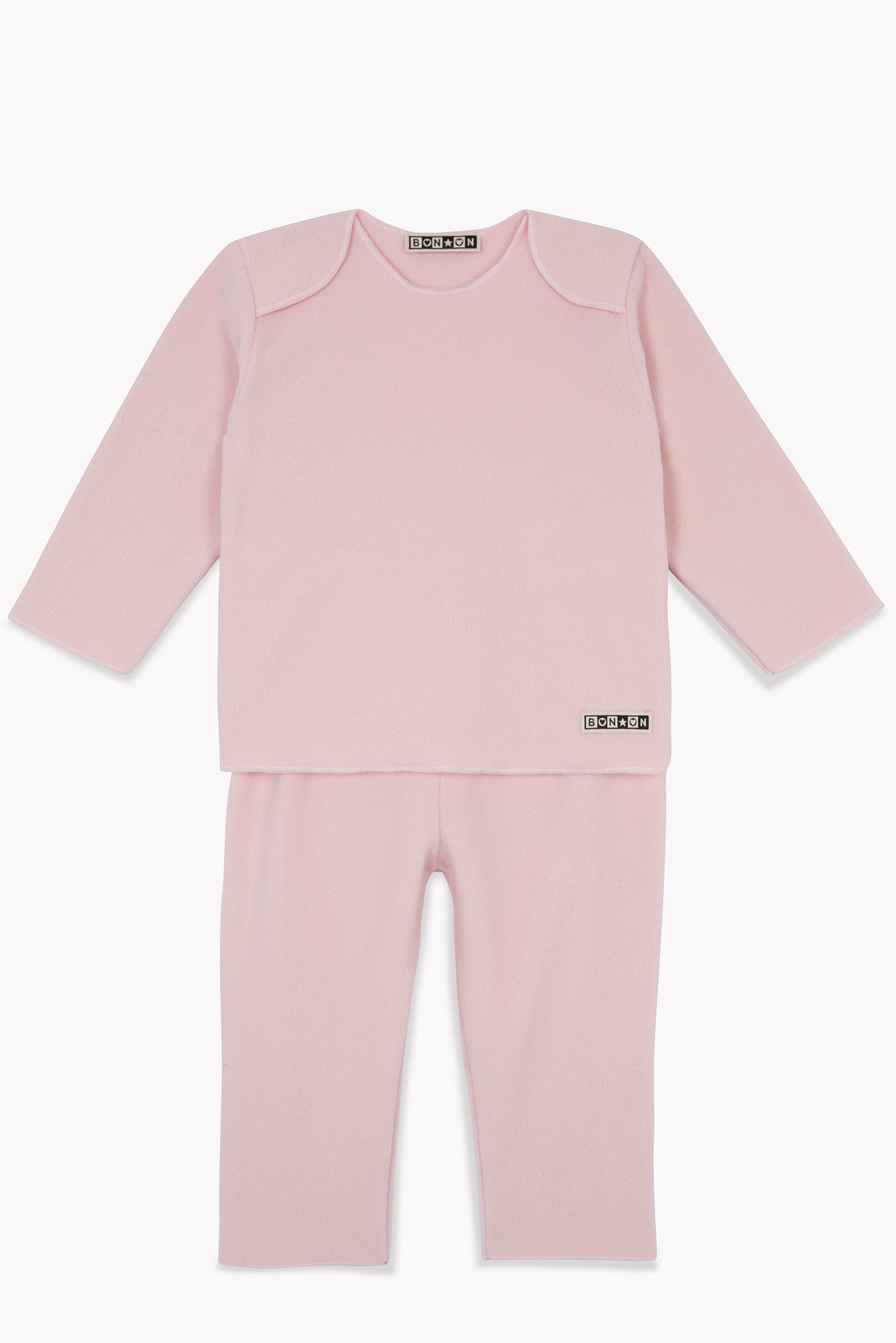 Ensemble rose Bébé en polaire fine
