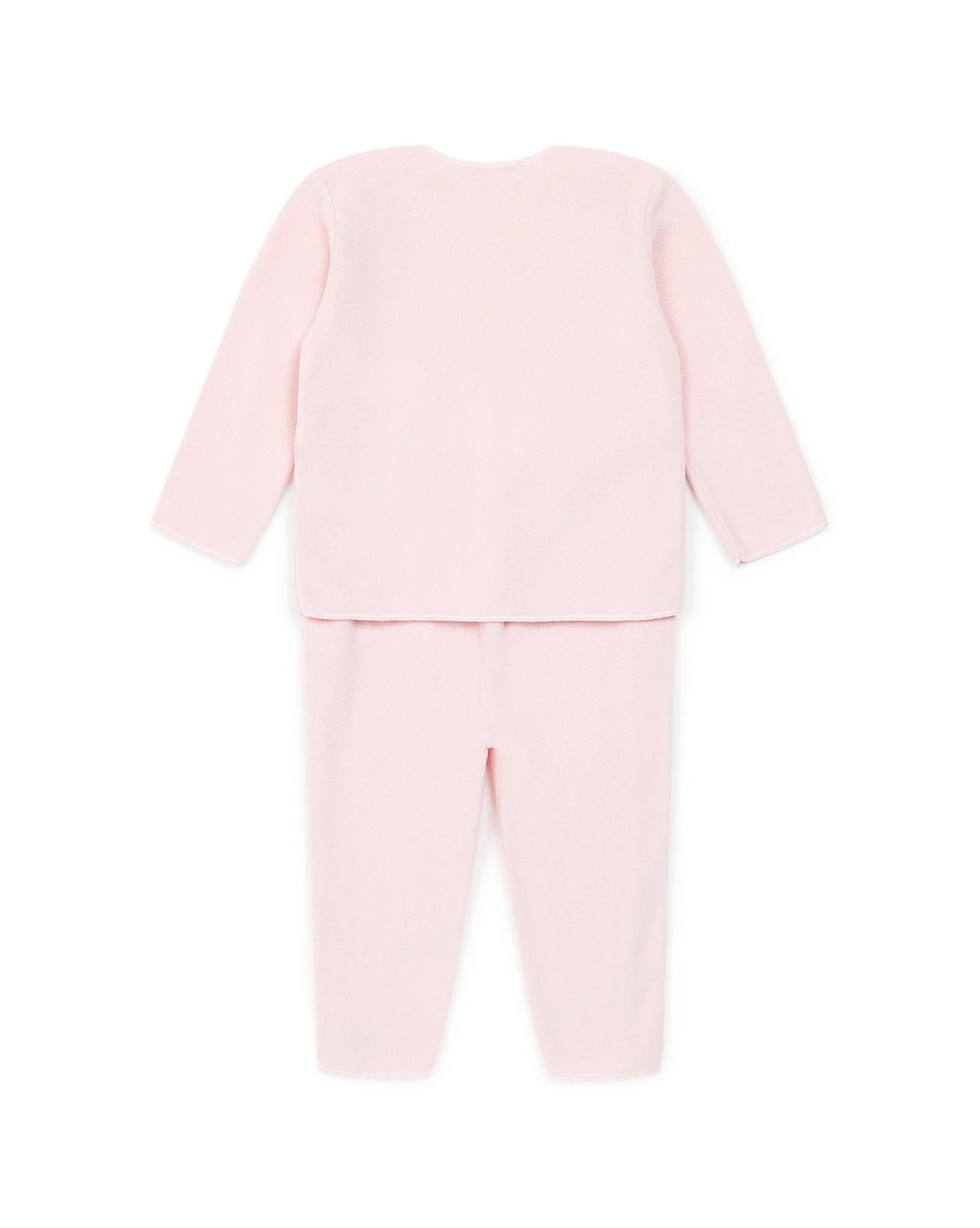 Outfit Pink Baby in fine fleece