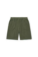 Short - Rambo Green in double gauze of Organic cotton GOTS certified