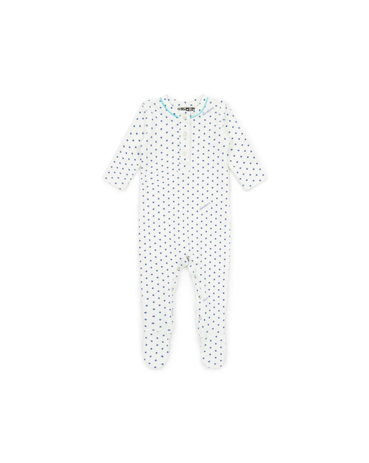 Pajamas Blue Baby Print stars