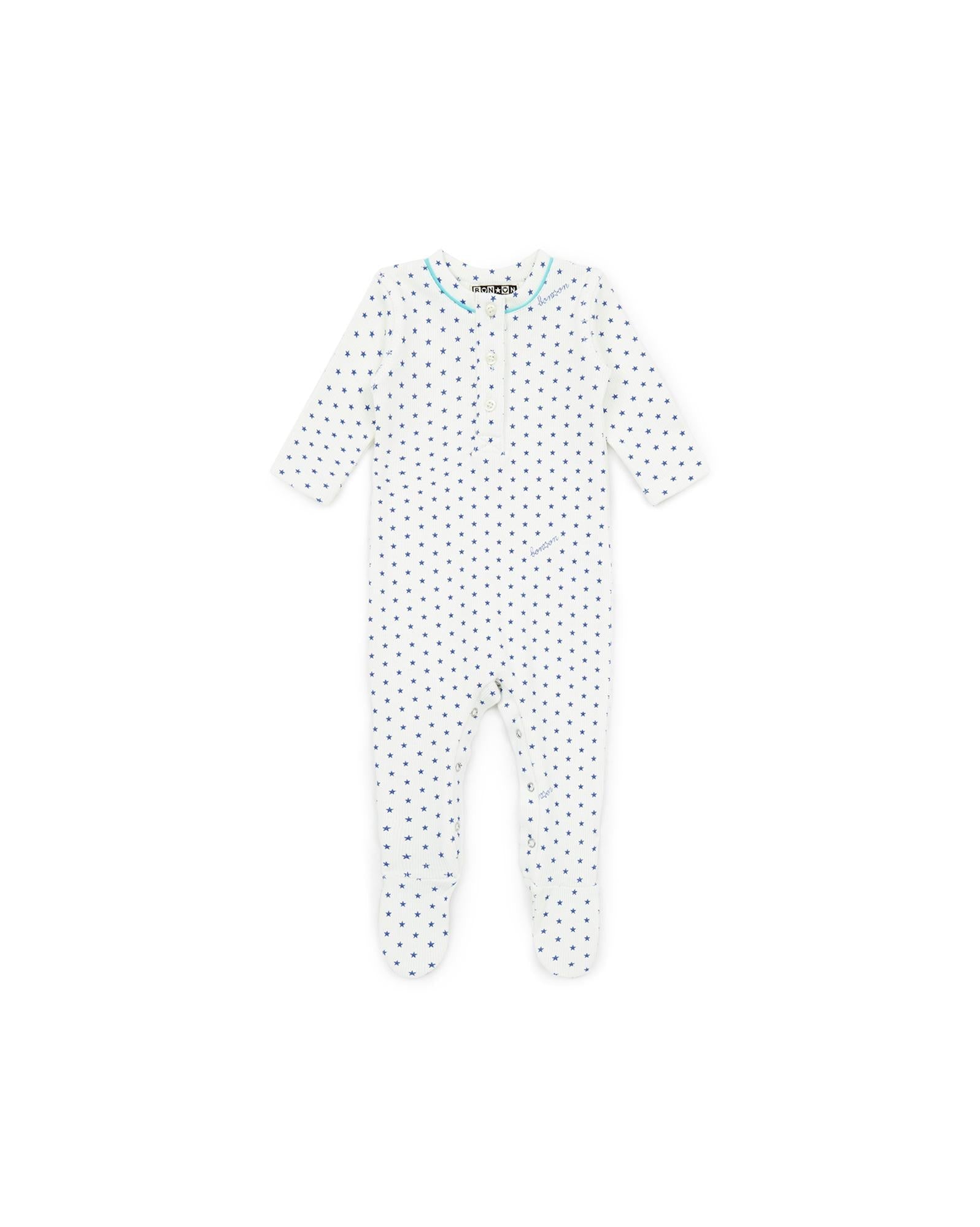 Pyjama bleu Bébé imprimé étoiles